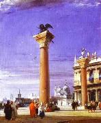 Richard Parkes Bonington St. Mark's Column in Venice oil painting picture wholesale